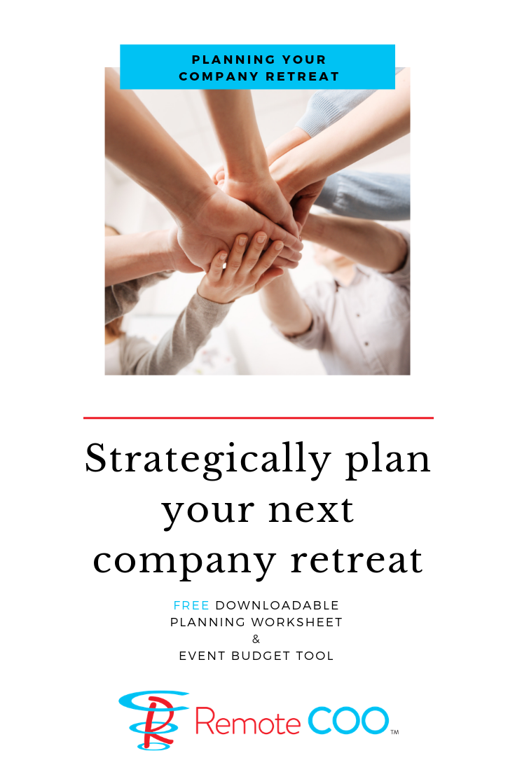 resource to plan your next company retreat