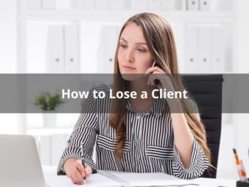 losing a client